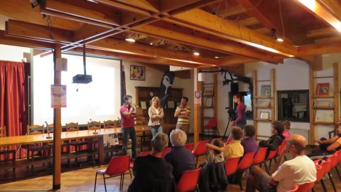 2016-07-16 Genius loci e genius saeculi del Gran Paradiso Aymavilles Proiezione