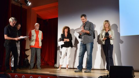 GPFF2018 Premiazione Bruno Bassano Gabriele Caccialanza Luisa Vuillermoz Cogne